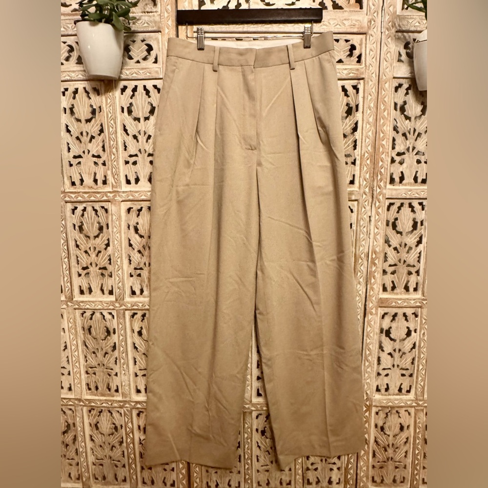 Frankie Shop Beige Women's Trousers